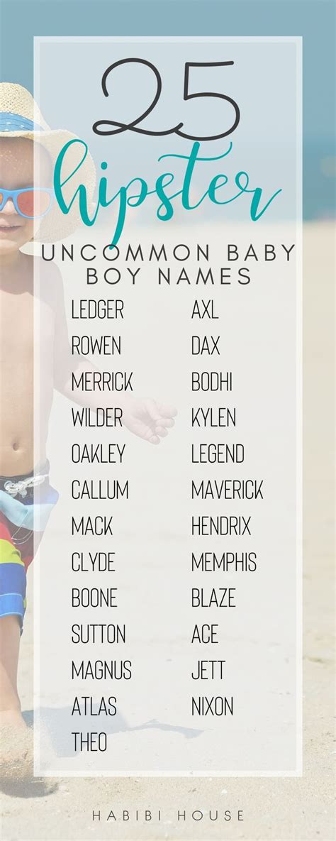 list  rare baby boy names ideas quicklyzz