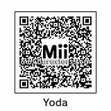 Qr Yoda Codes Code Characters Miicharacters Miis 3ds Created sketch template