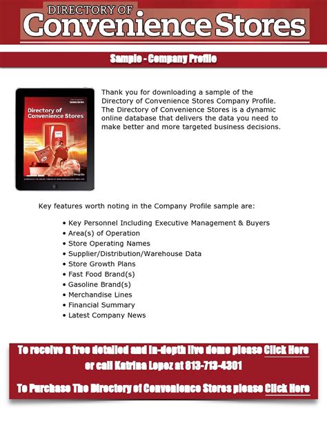 company profile examples  small business doctemplates