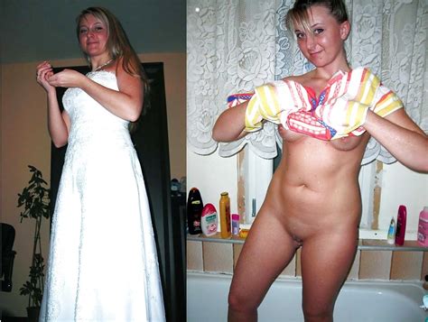 real amateur brides dressed and undressed 7 43 pics