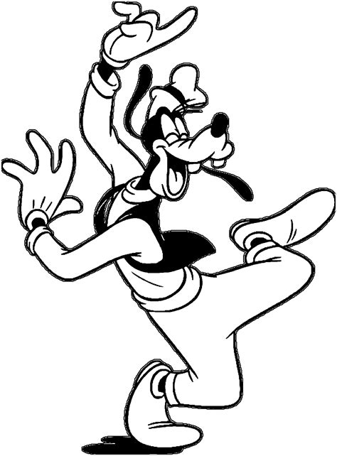 goofy coloring pages printable