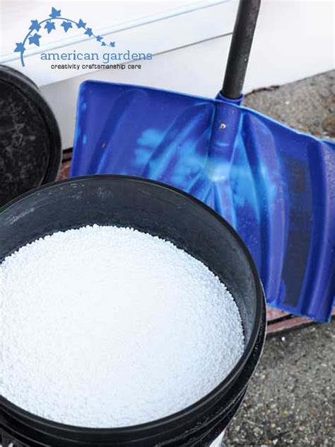 ways  properly remove snow  ice  walkways  patios