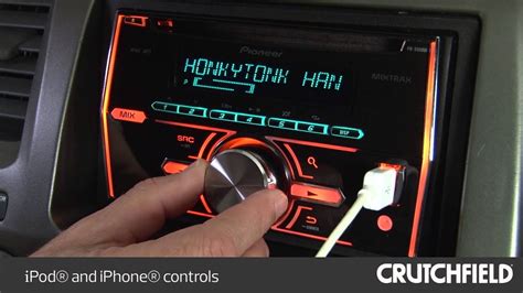 pioneer fh x500ui car stereo display and controls demo