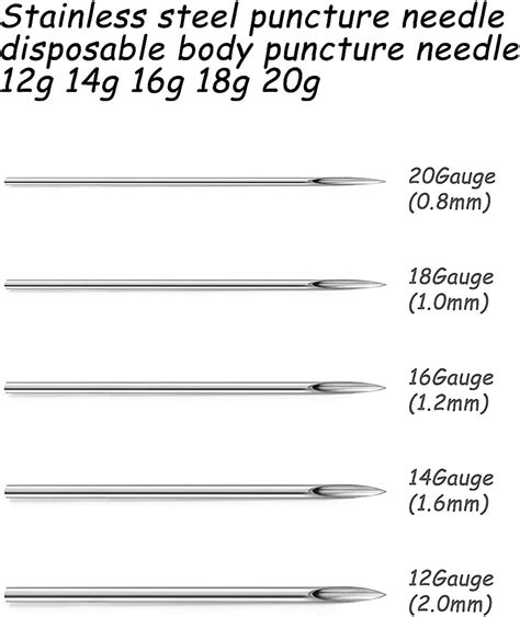 tvalccoy piercing kit piercing needles body piercing needles      piercing