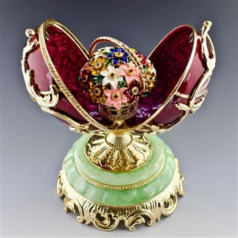 spring flowers faberge egg