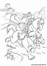 Coloring Pages Disney Choose Board Coloriage Rebelle sketch template