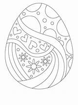Easter Egg Pages Colorful Coloring Coloringpagesonly Pattern Eggs sketch template