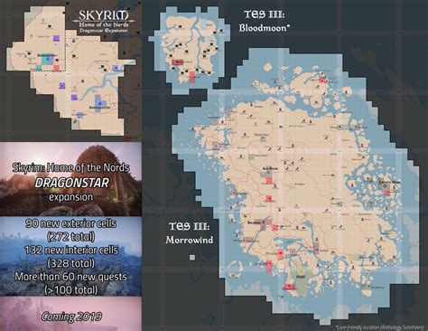morrowind  skyrim map size