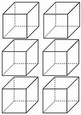 Cube Coloring Pages sketch template