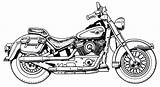 Motorrad Motorcycles Raskrasil Fahrrad sketch template