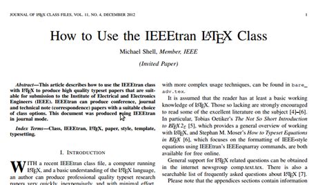 ieee paper review format simple easy   write ieee conference