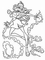 Bloom Winx Club Pages Coloring Princess Getdrawings Drawing Getcolorings sketch template