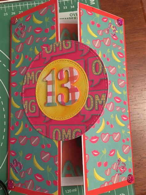 birthday bright  colourful card layout ideas birthday cards