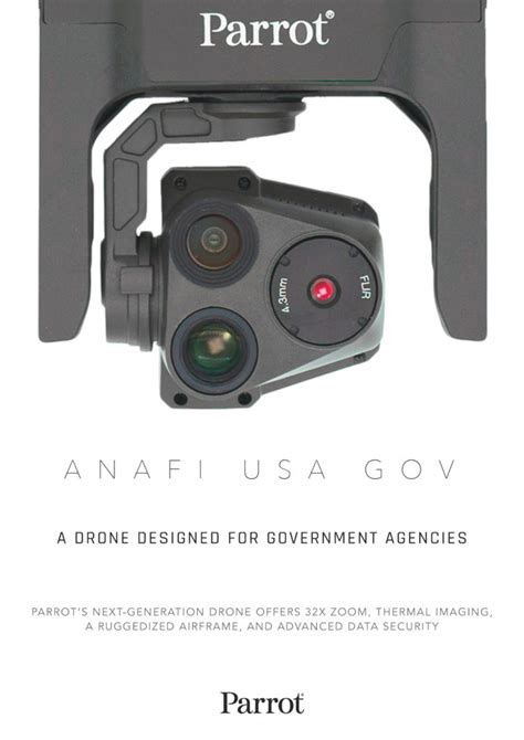 parrot anafi usa gov professionele drones dji enterprise