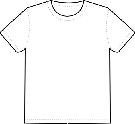 shirt template clipart
