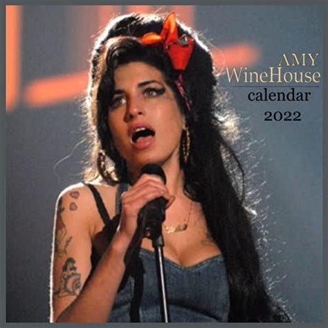 Amy Winehouse Calendar 2022 Monthly Calendar With Notes Section