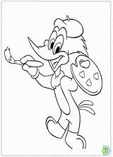 Woody Woodpecker Coloring Pages Drawings Girlfriend Dinokids Popular Close Print Library Clipart Coloringhome Template Clip sketch template