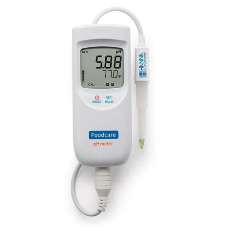 Portable Ph Meter For Food And Dairy Hi99161