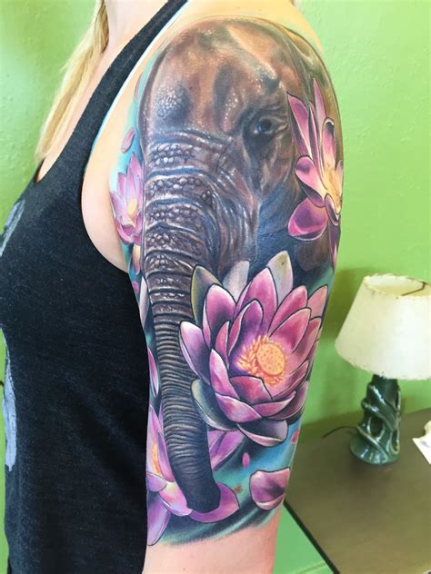 why i got this elephant tattoo elephant tattoos flower tattoo