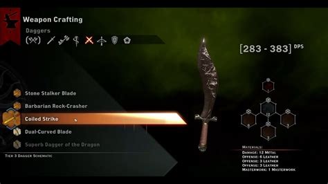 favorite weapon schematics   game   class dragon age inquisition youtube