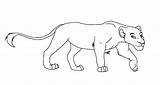 Lioness Lineart Deviantart Group sketch template