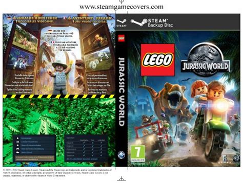 Steam Game Covers Lego Jurassic World Box Art