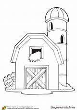 Ferme Grange Granja Une Colorear Hugolescargot Colouring Zenon Coloriages Primitive Vbs Templets sketch template