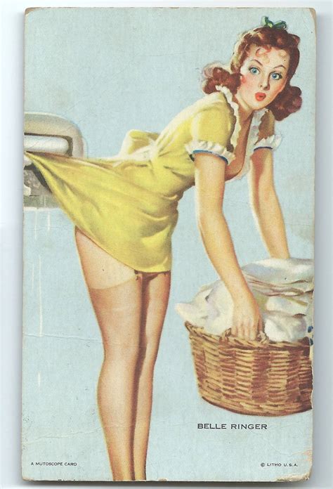 3 Vintage Us Artist Pin Up Postcards Bathing Beauties Etsy