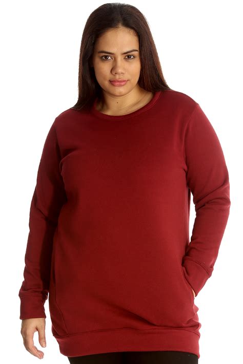 womens  size sweatshirt ladies long cardigan style top side