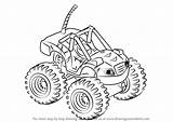 Blaze Monster Machines Stripes Draw Drawing Coloring Step Drawings Drawingtutorials101 Machine Learn Pages Cartoon Kids Paintingvalley Tutorial sketch template