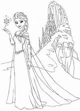 Go Let Coloring Getcolorings Elsa Pages Frozen Color sketch template