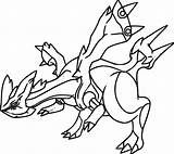 Kyurem Pokemon Coloring Pages Template sketch template