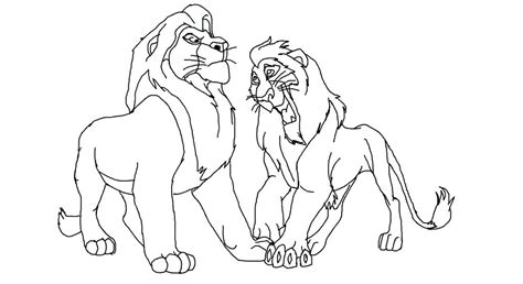 lion king scar coloring pages  getdrawings