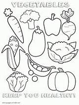 Coloring Food Healthy Pages Printable Foods Vegetables Unhealthy Drawing Kids Sheets Colouring Vegetable Preschool Sheet Print Cute Fruit Albanysinsanity Without sketch template