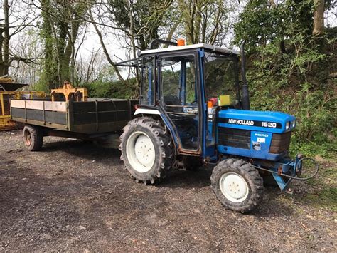 ford  holland  compact tractor  tipping trailer  dumfries dumfries