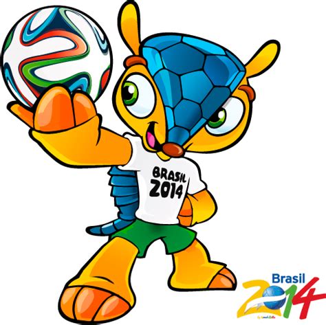 Fuleco Mascota Oficial Brasil 2014 Vector World Cup Brazil World