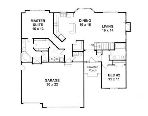 elegant  sq ft house plans  bedroom open concept house plans