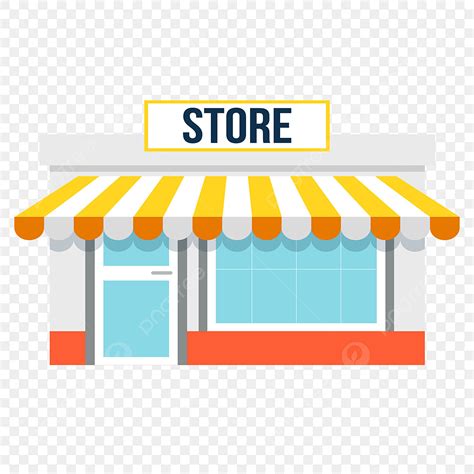 store awning clipart transparent png hd hand painted cartoon store