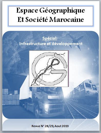 infrastructure  developpement espace geographique  societe marocaine