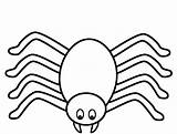 Spider Coloring Pages Printable Halloween Spiders Kids Cute Cartoon Print Color Sheets Colouring Sheet Snake Letter Drawing Bigactivities Book Week sketch template
