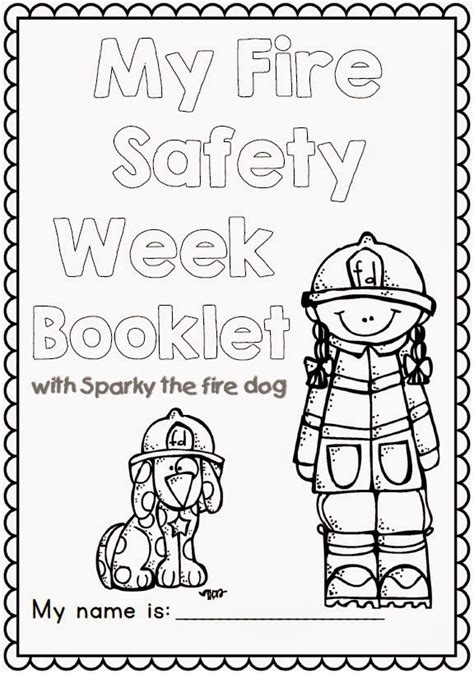 fire safety booklet printable  web teach fire prevention skills