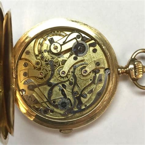 Longines Antique 18 Karat Yellow Gold Chronometer Pocket Watch Circa