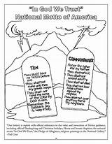 Cruz Coloring Ted Book Commandments Activity sketch template