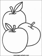 Owoce Pomme Coloriage Kolorowanki Naranja Dzieci Coloriages Légumes Colorier Legumes Wydrukowania sketch template