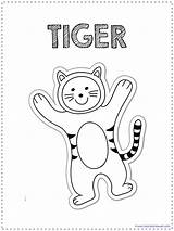 Kids Costume Coloring Pages Color Just Tiger sketch template