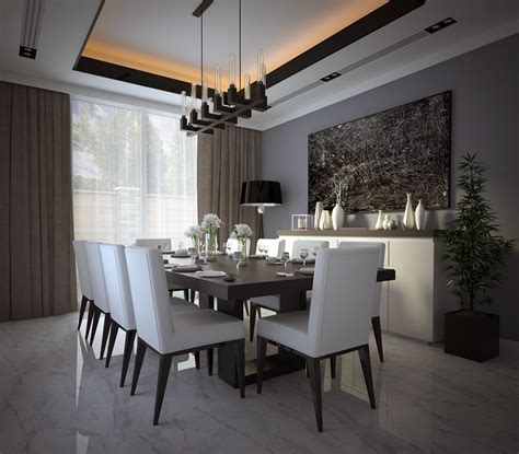 modern interior design dining room  behance