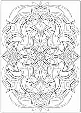 Coloring Pages Abstract Dover Tribal Colouring Adult Mandala Book Creative Adults Samples Printable Books Publications Mandalas Color Doverpublications Haven Appropriate sketch template