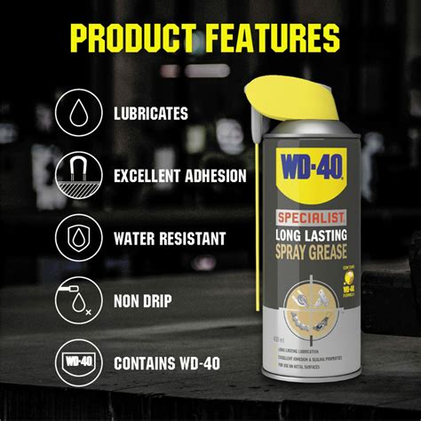 Wd 40 Specialist Long Lasting Spray Grease