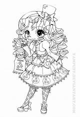 Coloring Yampuff Coloriage Pages Colorier Deviantart Manga Adult Lolita Little Dessin Dolls Yam Chibi Rarity Burlesque Jadedragonne Adults Mangas Girl sketch template