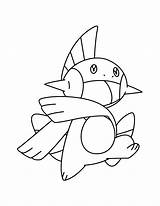 Pokemon Coloring Pages Penguin Advanced Kids Color Drawing Number Picgifs Numbers Craft Simple Getdrawings sketch template